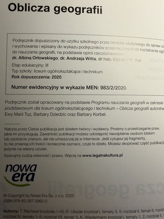 Oblicza geografii 2 - zakres podstawowy
