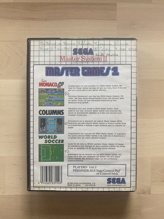 Master Games 1 - Sega Master System64752243627649121
