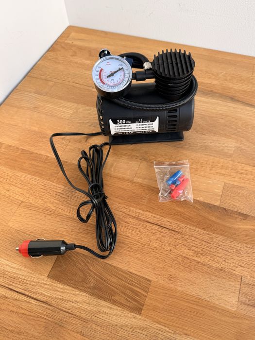 Mini Compressor de Ar 12V para Automóvel | 300 PSI + Acessórios