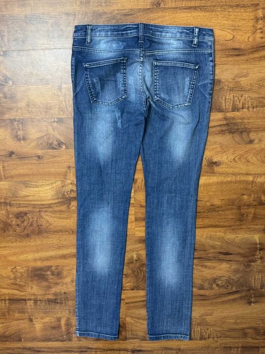 Spodnie jeansowe z dziurami rozdarciami jeansy Sparkz W28 L32 S