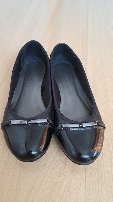 Czarne baleriny balerinki damskie Jenny Fairy rozm. 37