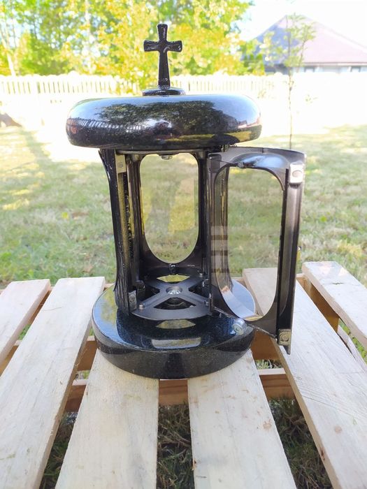 Lampion granitowy (czarny)