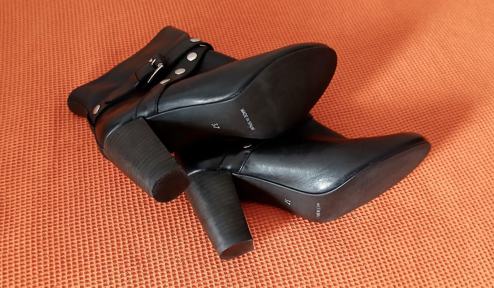 Botins La Redoute ET VOUS pele genuína
