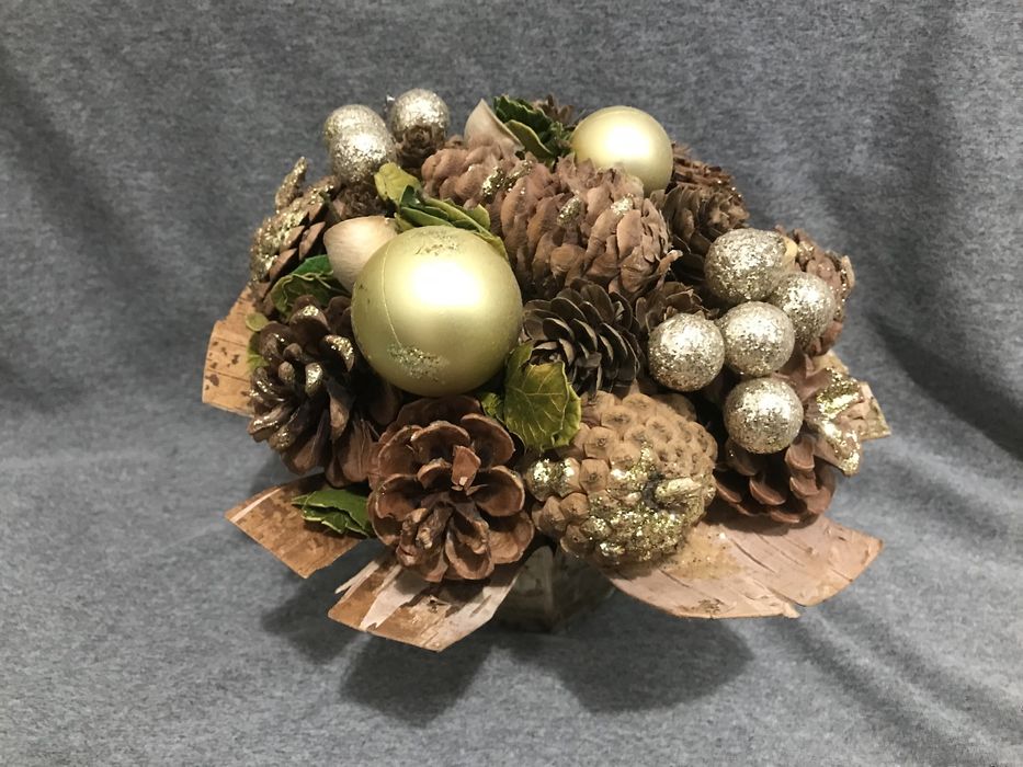 Новогоднее украшение рождественский букет
