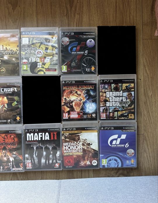 Komplet 22 gier na konsole PS3