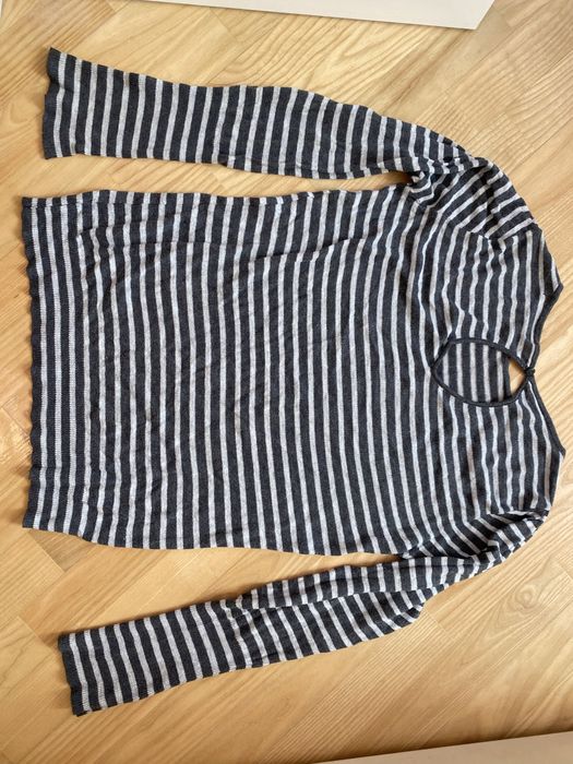 Zara M 38 bluzka z dlugim rekawem w paski