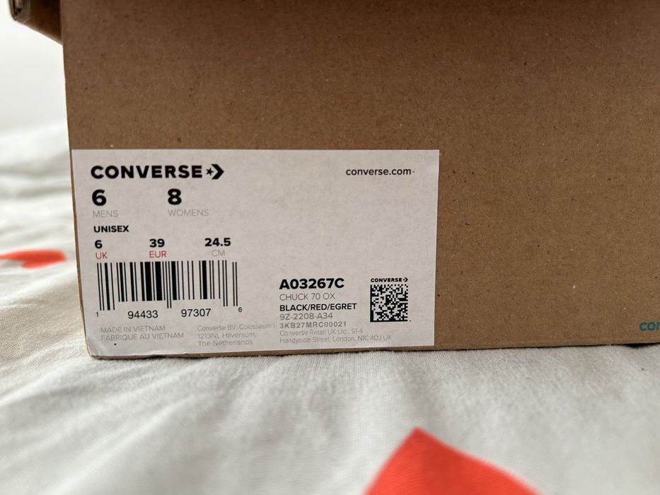 Converse damskie welurowe
