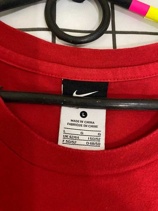 Nike футболка красная с принтом Португалия L оригинал
