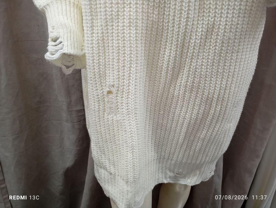 Vestido/camisolão de malha