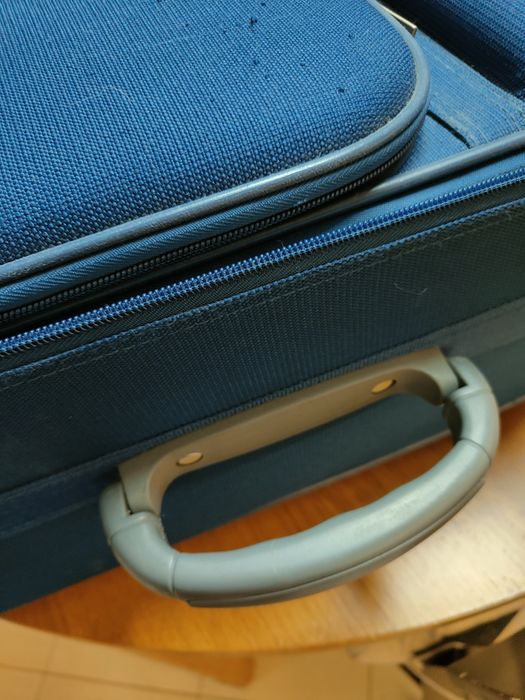 Mala viagem BENETTON | Azul marinho | Bom estado