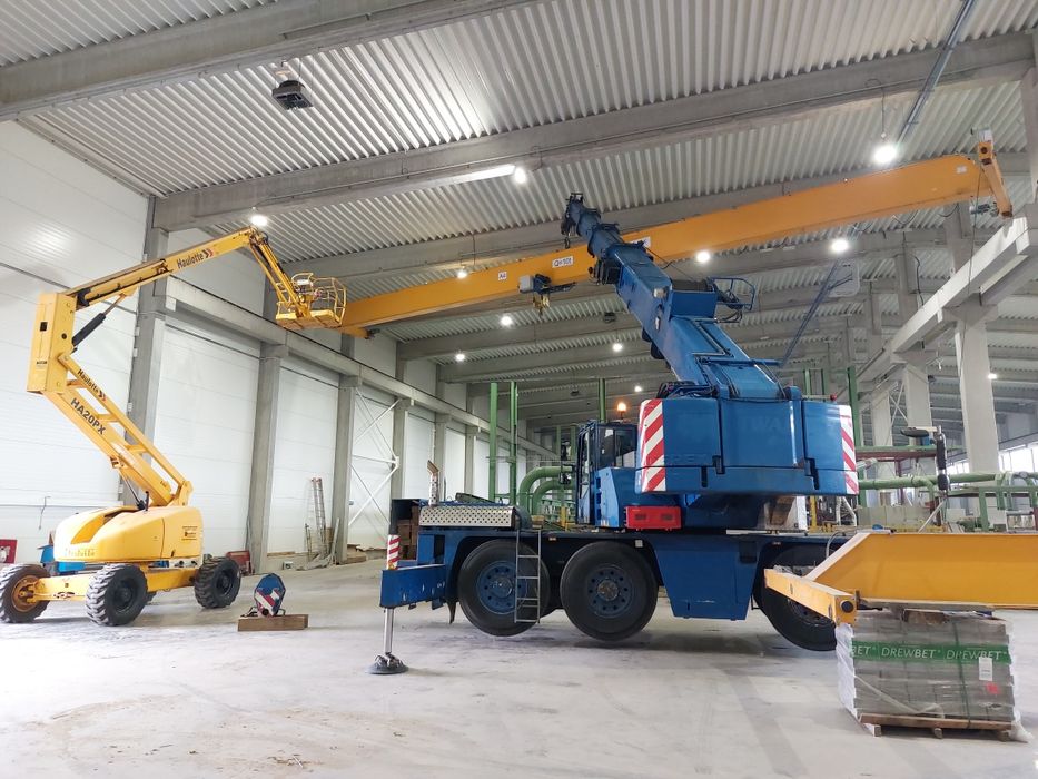 Usługi dźwigowe, dźwig, żuraw, 40t, 70t