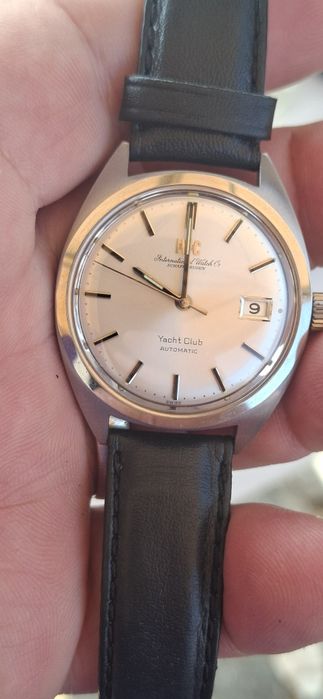 Relogio iwc automatico caixa aco todo ouriginal