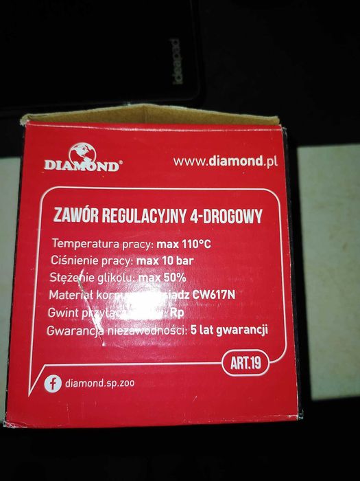 Zawór regulacyjny 4 - drogowy