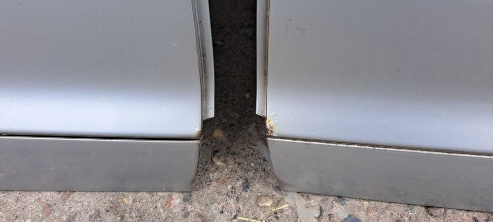 Drzwi tylne lewe prawe Audi A6 C6 LY7W poszycie