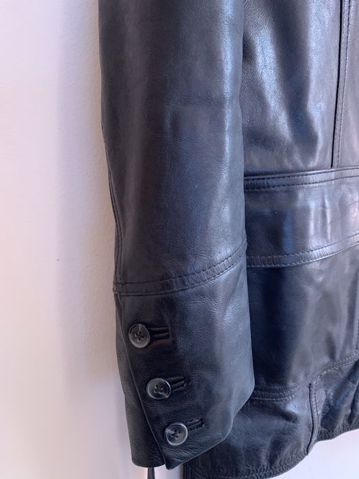 Casaco preto 100% pele - MORGAN