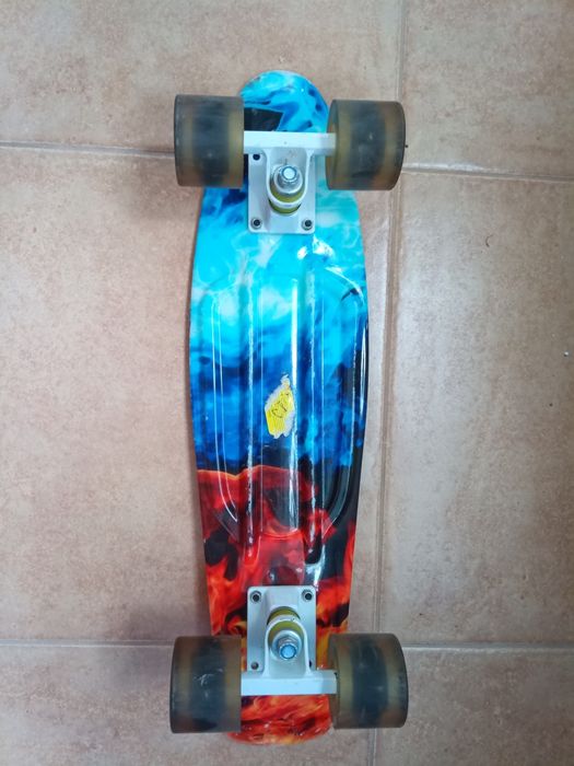 Скейт penny board, підсвітка коліс