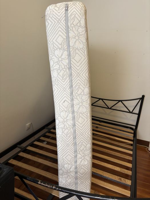 Cama Ferro + Colchão Latex