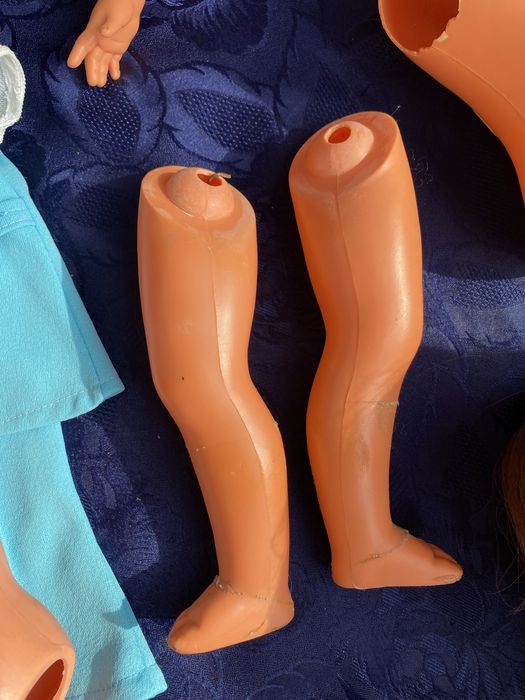 Emaso! 1950-е! Кукла тортулон Западная Германия винтаж длинноволосая