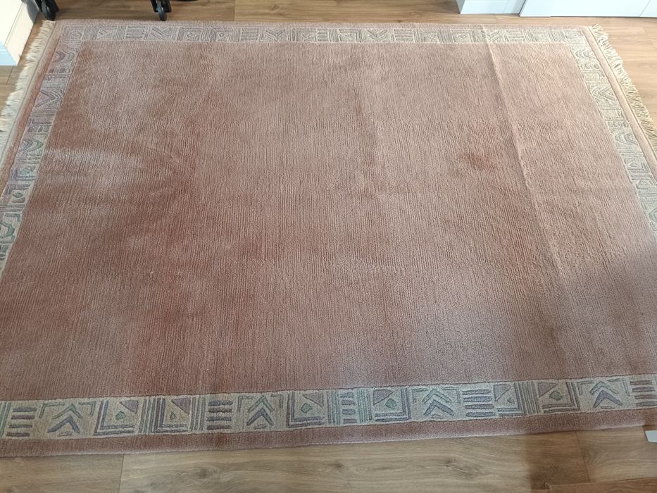 Piekny dywan wełniany ręcznie tkany Nepal 173 × 245 cm