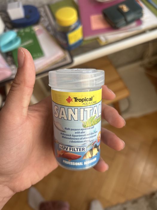 Sanital do wody dla rybek