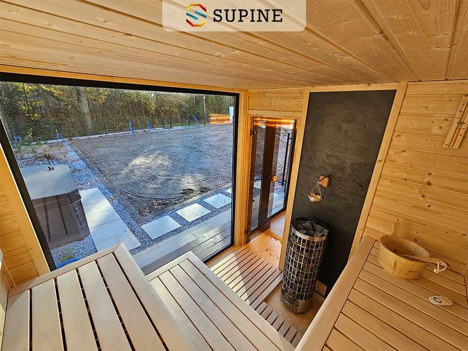 Sauna ogrodowa Nils 450 cm x 270 cm