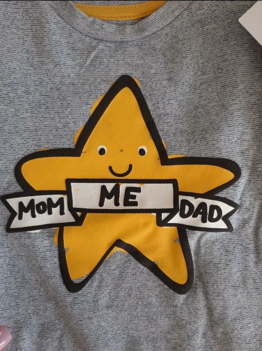 2 T-shirts menino 6-9m (68cm)