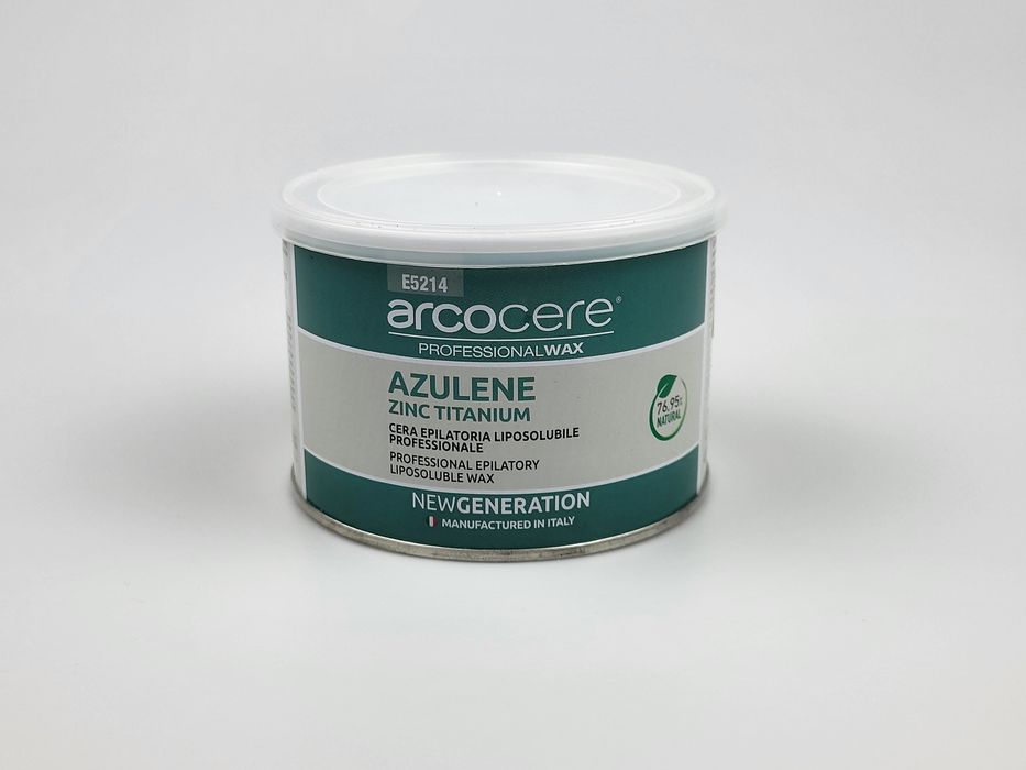 Wosk do depilacji w puszce Azulenowy 400 ML