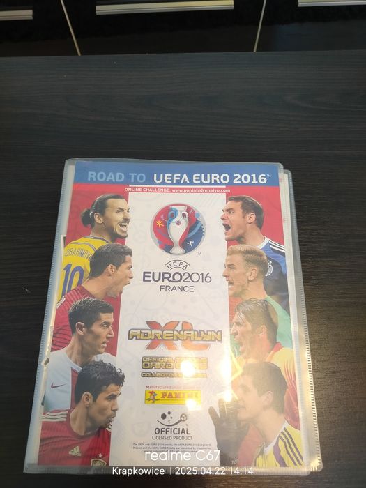 Karty piłkarskie panini road to euro 2016