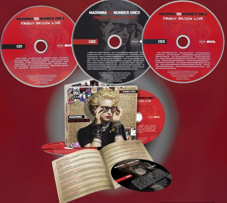 3 CDs• Madonna-Finally Enough Love_50 N°1s