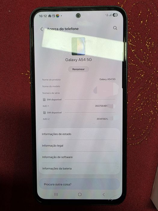 Samsung A54 5G como novo