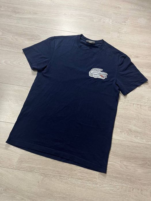 Мужская футболка с большим логотипом Lacoste