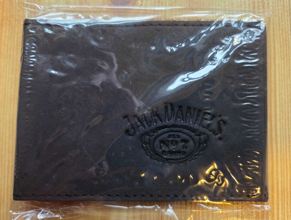 Nowy portfel, etui na karty Jack Daniel’s  – naturalna skóra