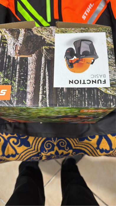 Capacete de Proteção STIHL Function Basic com Viseira e Auriculares