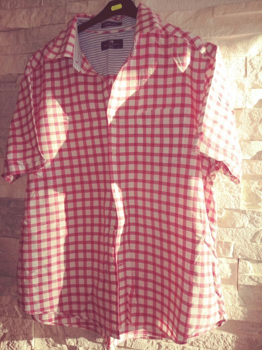 Koszula kratka róż L/Xl