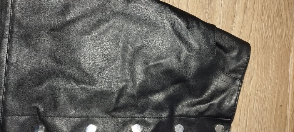 Шкіряна  спідниця