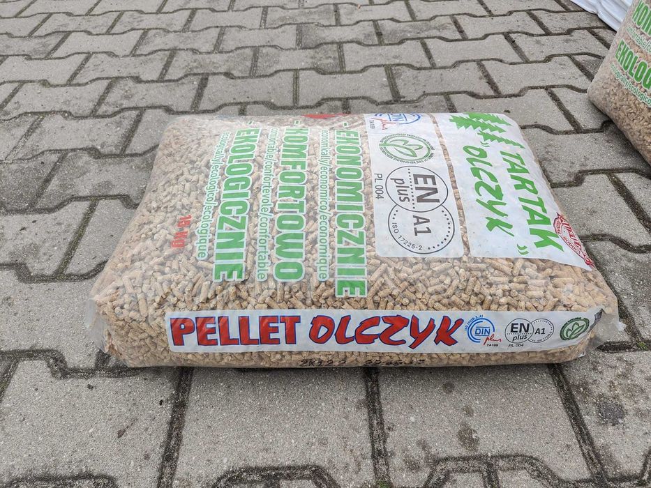 Oryginalny pellet Olczyk certyfikowany ENplus A1 wysoka jakość Dostawa gratis