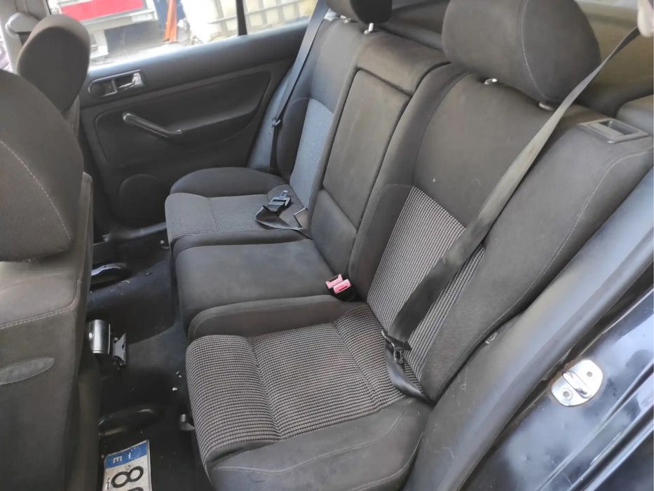 Banco traseiro tras vw golf 4 iv tecido recaro highine