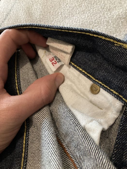 Calça Evisu Bootleg Tiger Embroidered Demin