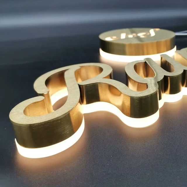 Letras Caixa de Luz 3D-Monobloco-LED-Halo-Reclames Luminosos Premium