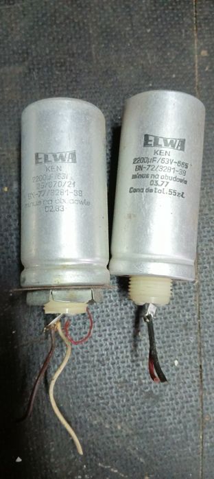 Kondensatory UNITRA, ELWA,D.E.M