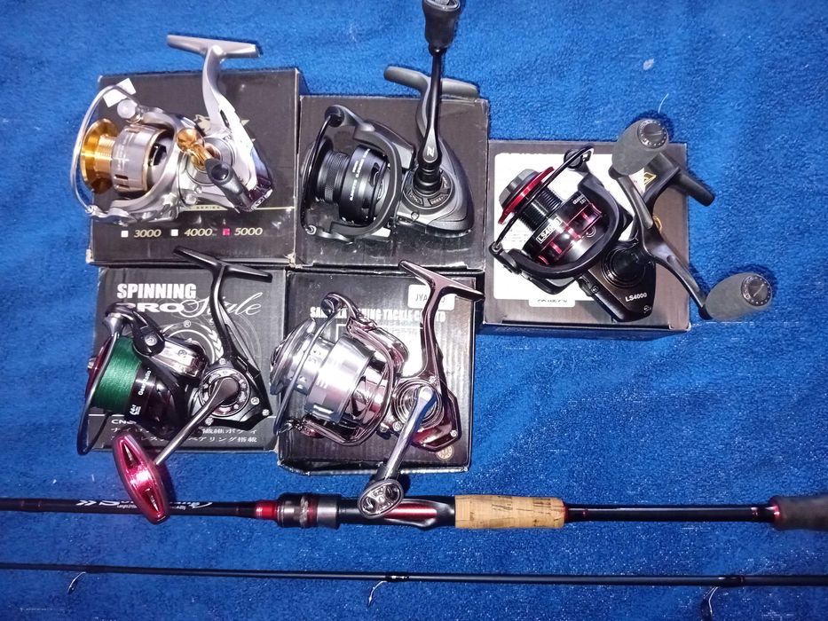 Cana Spinning Achiga 2.1m+ carreto 3000/4000 XMAS PROMO