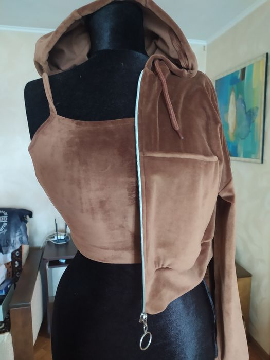 Кофта, пайта з капюшоном р. 44