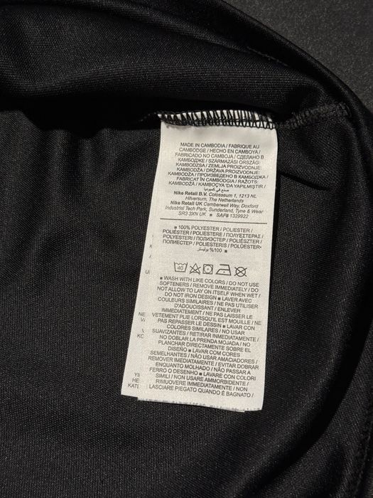 Чоловіча спортивна футболка Nike, Чорна розмір XXL, Чорна розмір M, Оригінал!