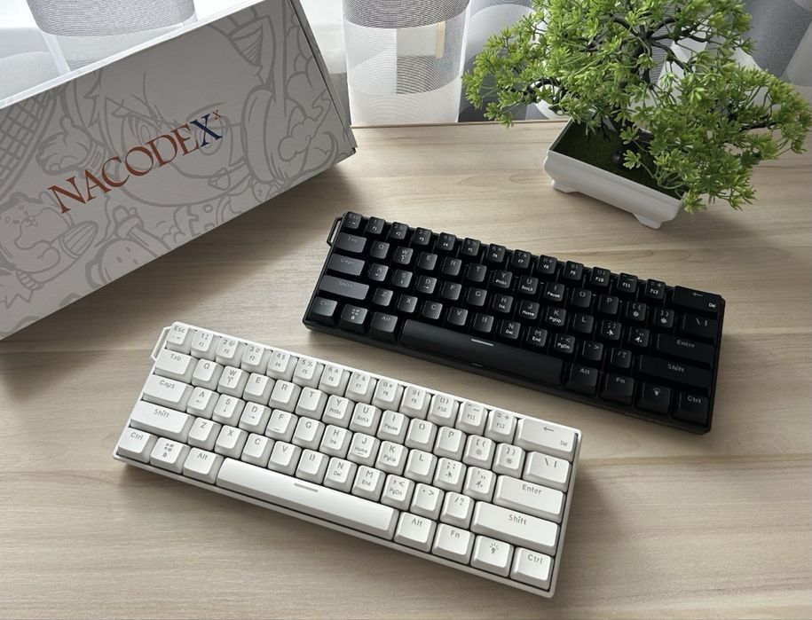 ajazz nk 61 white and black