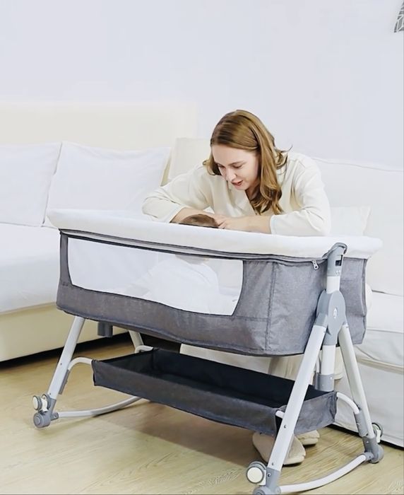 Нове приставне ліжечко-гойдалка 3в 1