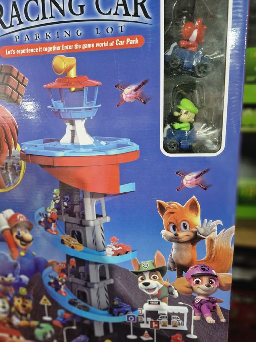 База Щенячий патрул+4 машинки, рятувальна станція,парковка,вежа,трек