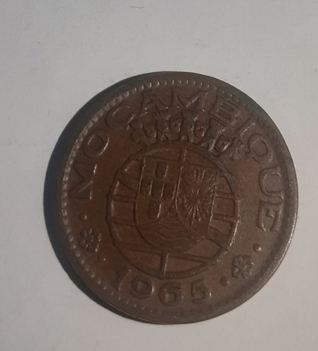 Moeda 1 escudo Moçambique