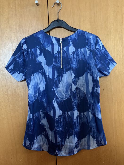 Blusa H&M mulher tons azul