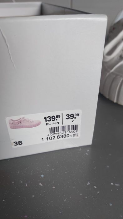 Białe trampki z kamykami GRACELAND rozm. 38
