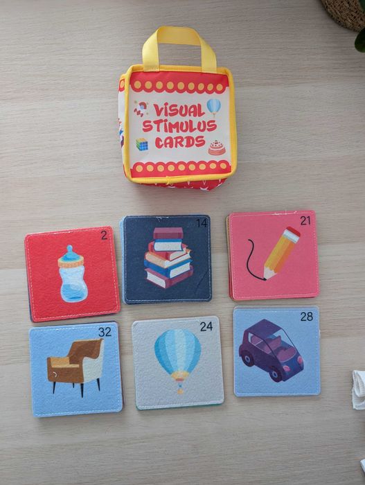 Coleção Cartões de Estimulação Visual Montessori + Mala de Transporte!